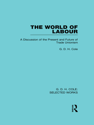 cover image of The World of Labour